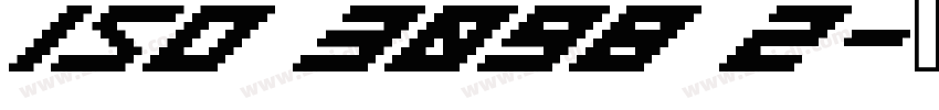 ISO 3098 2字体转换